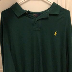 Polo long sleeve collared